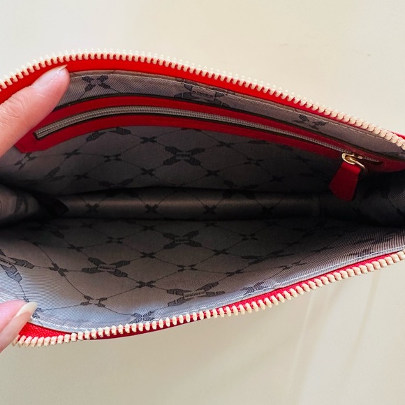 Aimee Kestenberg Cherry Red Mariah Clutch - Picture 2 of 8